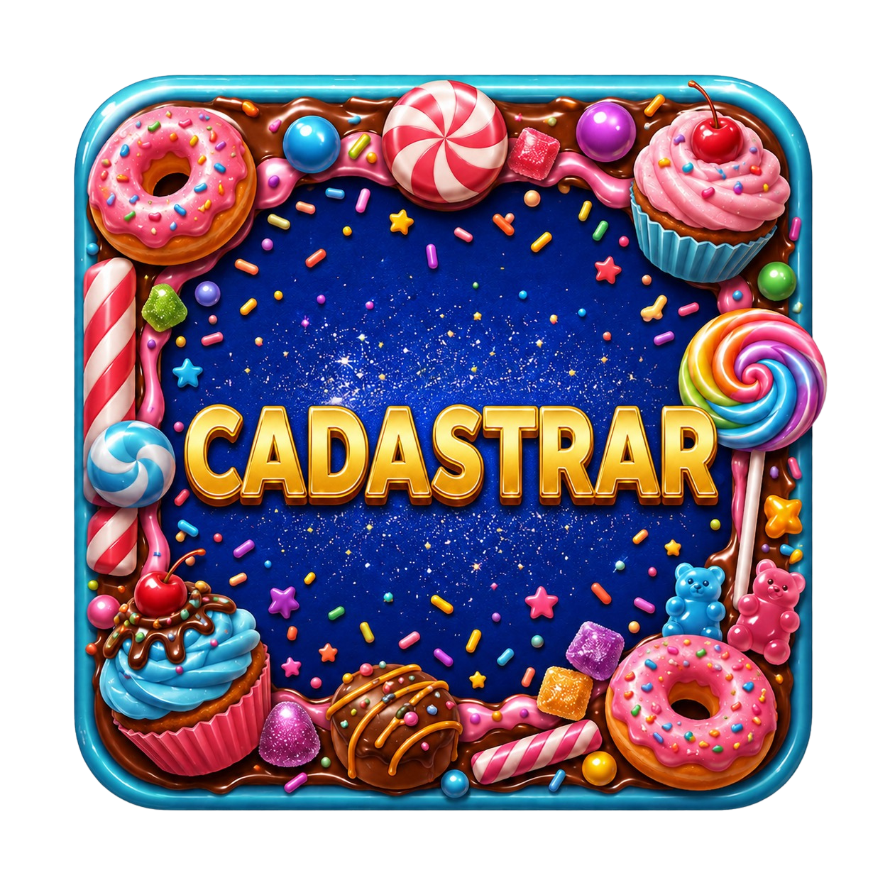 Botão de jogar/cadastrar